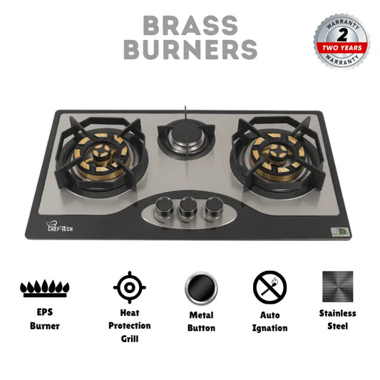 Model EPS A19 Stainless Steel with eps Brass Burners size 28x16