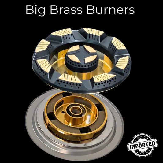 Model Brass EPS S77 Stainless Steel with eps Brass Burners
