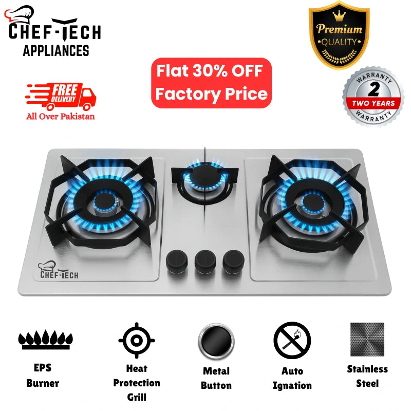 Model EPS J6 Stainless Steel with eps Burners type size 28x16 inch