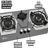 Model EPS A9 Stainless Steel with eps Burners type size 28x16