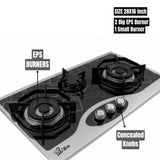 Model EPS A7 Stainless Steel with eps Burners type size 28x16