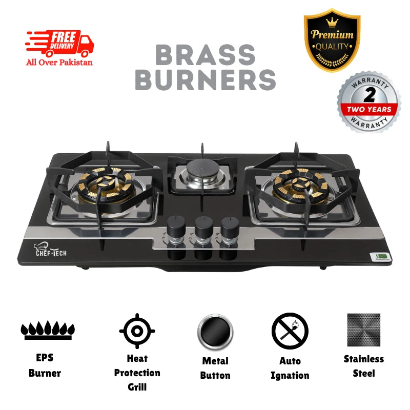 Model Brass EPS S77 Stainless Steel with eps Brass Burners