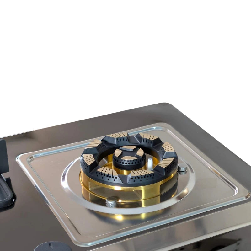 Model Brass EPS S77 Stainless Steel with eps Brass Burners