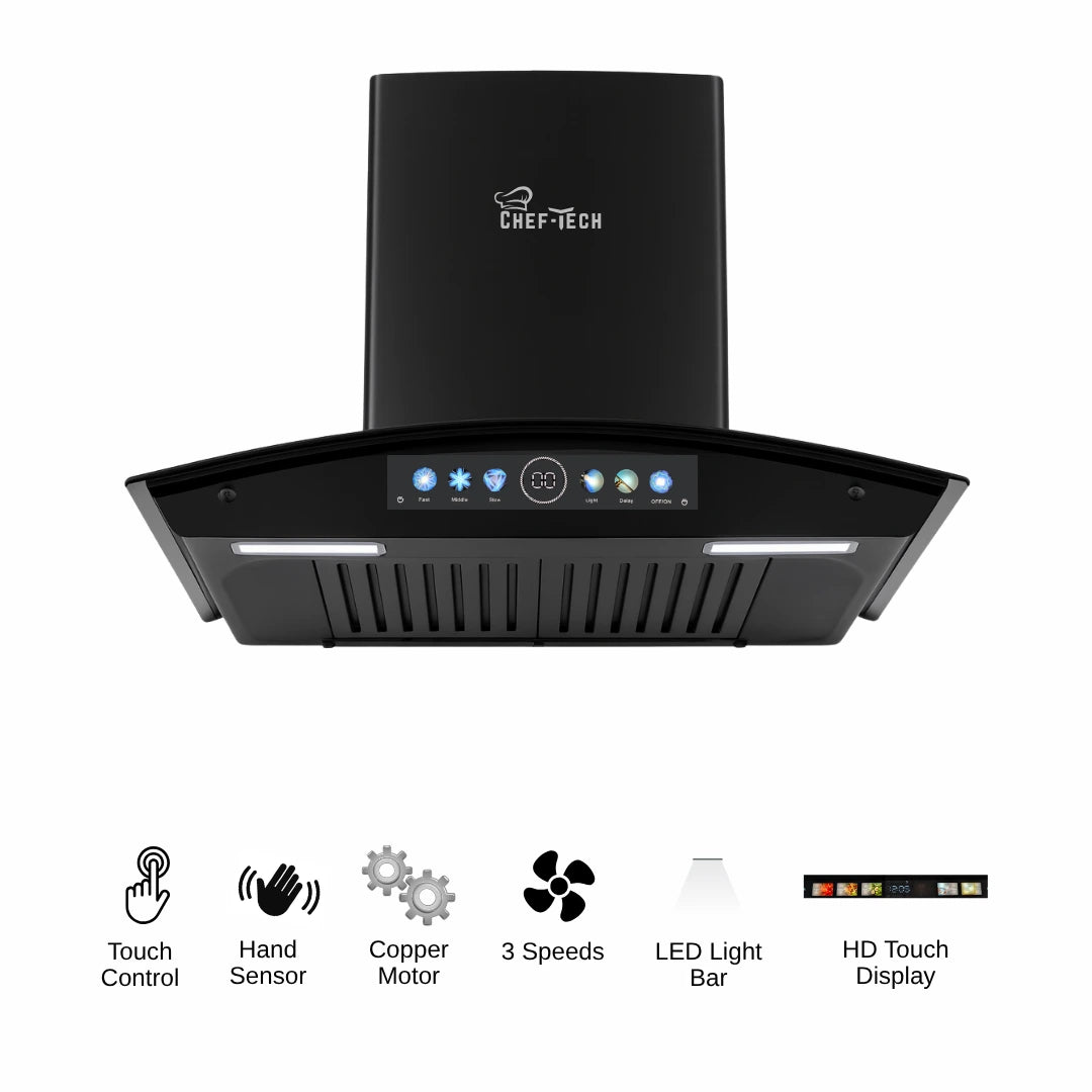 Model (HD-155) Copper Motor Touch + Hand Sensor Hood.