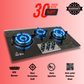 Cheftech Automatic Gas Stove Stainless Steel with EPS Burner Gas Hob imported Size 28x16
