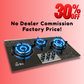 Cheftech Automatic Gas Stove Stainless Steel with EPS Burner Gas Hob imported Size 28x16