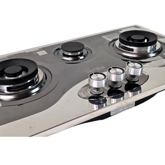 Cheftech Automatic Gas Stove Stainless Steel with EPS Burner Gas Hob imported Size 28x16
