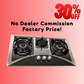 Cheftech Automatic Gas Stove Stainless Steel with EPS Burner Gas Hob imported Size 28x16
