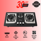 Cheftech Automatic Gas Stove Stainless Steel with EPS Burner Gas Hob imported Size 28x16