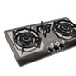 Cheftech Automatic Gas Stove Stainless Steel with EPS Burner Gas Hob imported Size 28x16