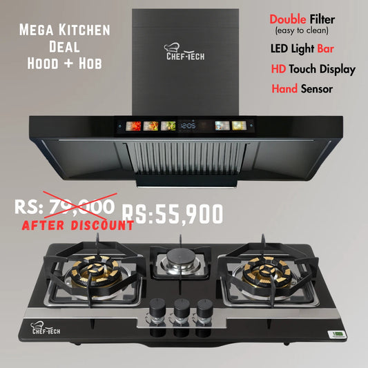Deal 3 Model (Hood T-Shape H22) (Hob Brass EPS S77)