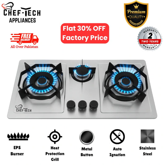Model EPS J6 Stainless Steel with eps Burners type size 28x16 inch