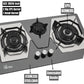 Model EPS A9 Stainless Steel with eps Burners type size 28x16