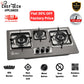 Model EPS S6 Stainless Steel with eps Burners type size 28x16