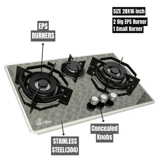 Model EPS B2 Stainless Steel with eps Burners type size 28x16